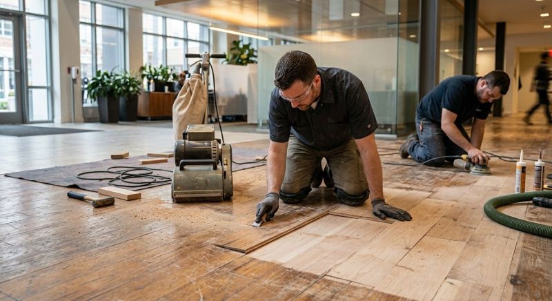 Our team working on Flooring Service projects in Sanford, FL