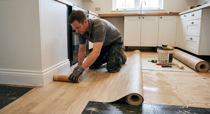 Sheet Linoleum Installation in Windermere, FL